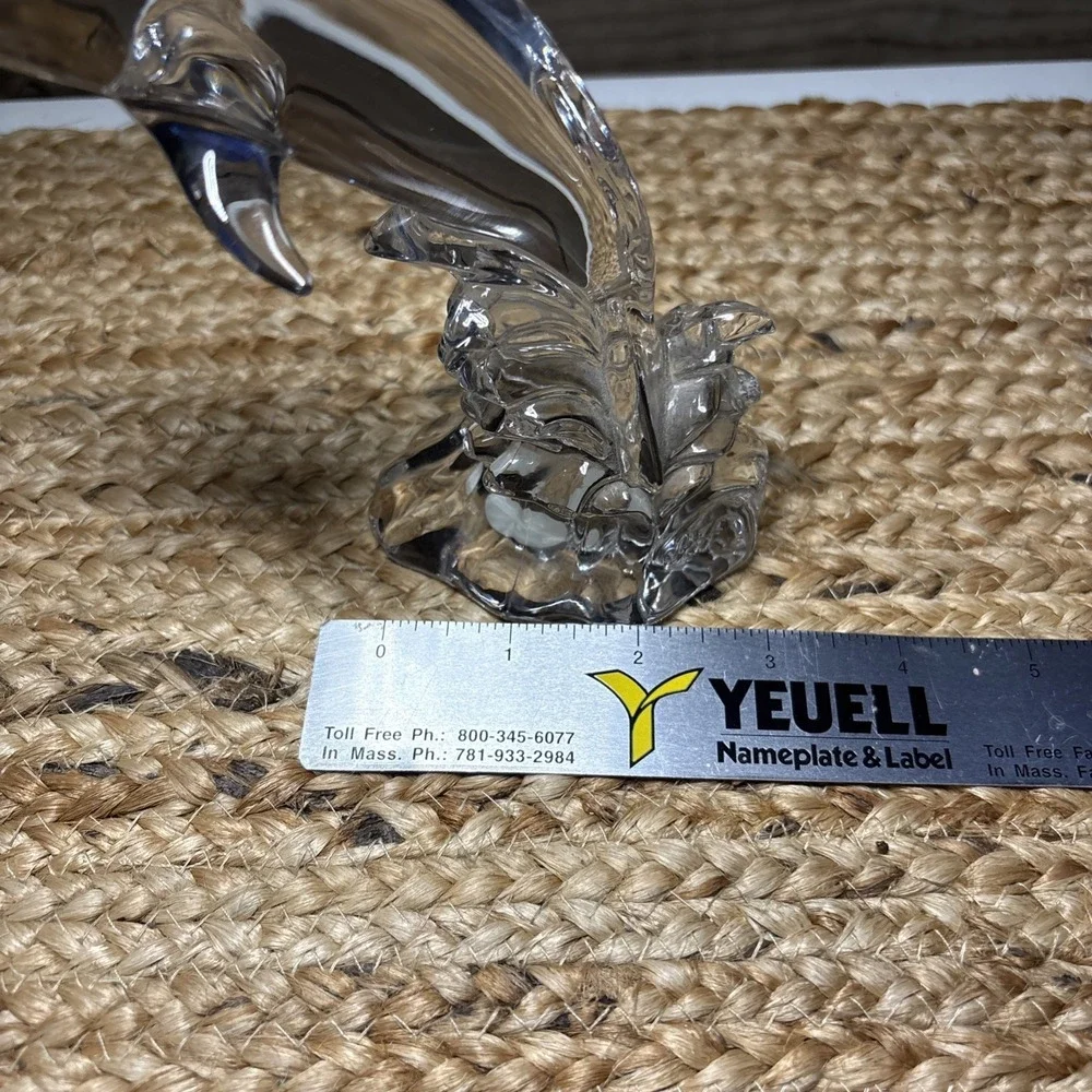 Princess House Wonders of the Wild Dolphin 24% Lead Crystal Figurine 5 1/2